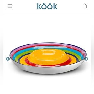 KOOK Chip and Dip Platter, Tonga Collection NIB